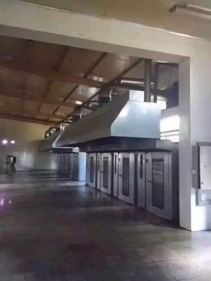 64 32 16 트레이 케이터링 장비 식품 굽기 상업용 열기 대류 빵집 빵 오븐 기계 가격 Omj